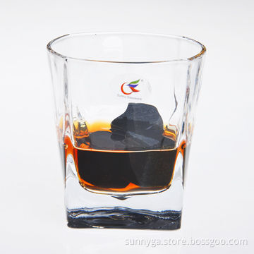 Whisky Glass with Whisky Stone, 6oz Glass, Natural Soapstone, Keep Hot and Cold Things